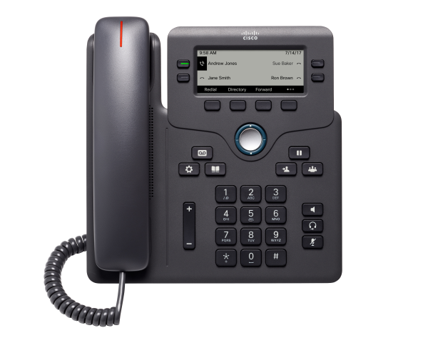 CISCO 6851 PHONE FOR MPP, GREY, NB HANDS