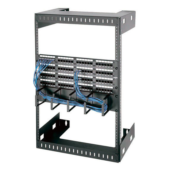 WALLMOUNT RACK - 15U, M5 SQUARE HOLES, 150-LB. CAPACITY, GSA, TAA, 45 DAY STANDA