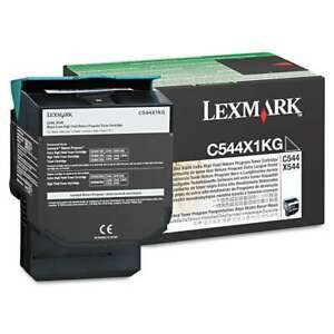 LEXMARK C544/X544 EXTRA HIGH YIELD RETURN PROGRAM BLACK TONER CARTRIDGE