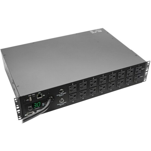EATON 2.9KW SINGLE-PHASE SWITCHED PDU - LX INTERFACE, 120V OUTLETS (16 5-15/20R)