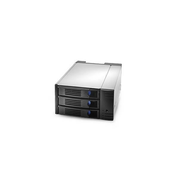 Chenbro Accessory SK32303T3 3Bay 3.5 inch HDD Enclosure with 12Gb/s SAS and SATA Backplane Brown Box