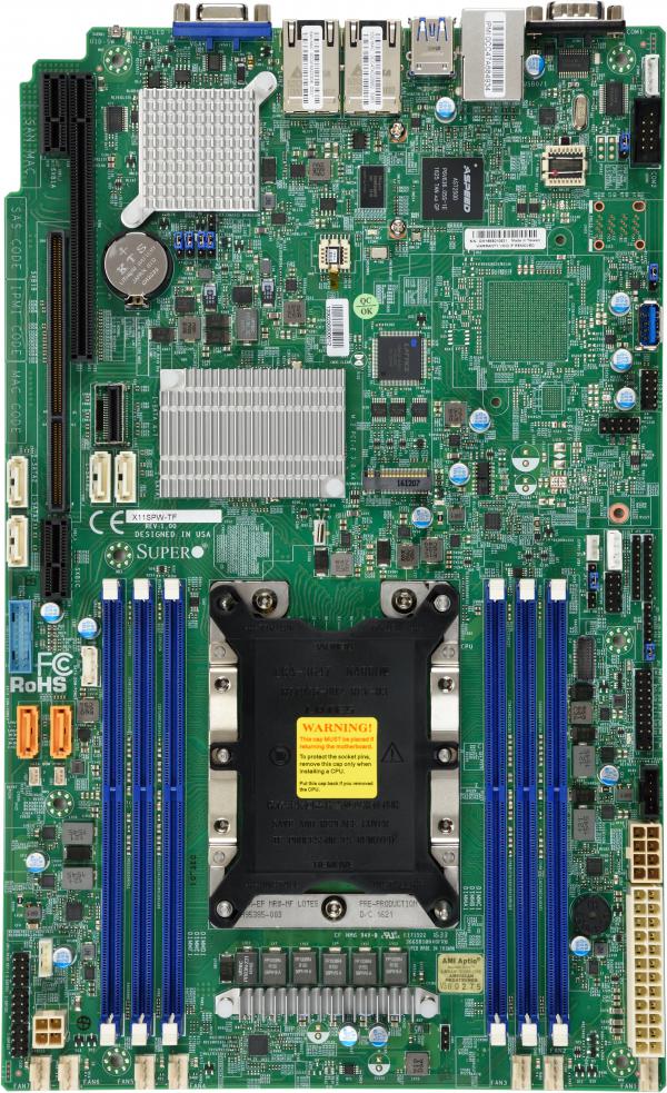 Supermicro MB MBD-X11SPW-TF-B Xeon Single Socket S3647 C622 Max.768GB PCIE WIO