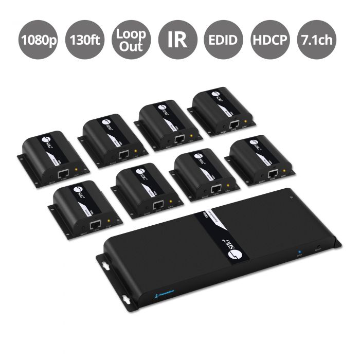 8PORT HDMI SPLITTER OVER CAT6