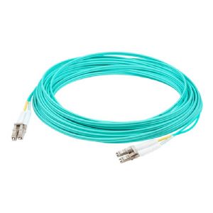 THIS IS AN 85M LC (MALE) TO LC (MALE) AQUA DUPLEX RISER-RATED FIBER PATCH CABLE.