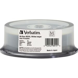 25PK M-DISC BDXL 4X 100GB