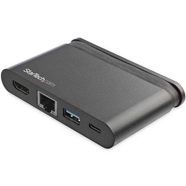 USB C MULTIPORT ADAPTER TO 4K HDMI VIDEO, GBE, USB-A (5GBPS/BC 1.2 1.5A FAST CHA
