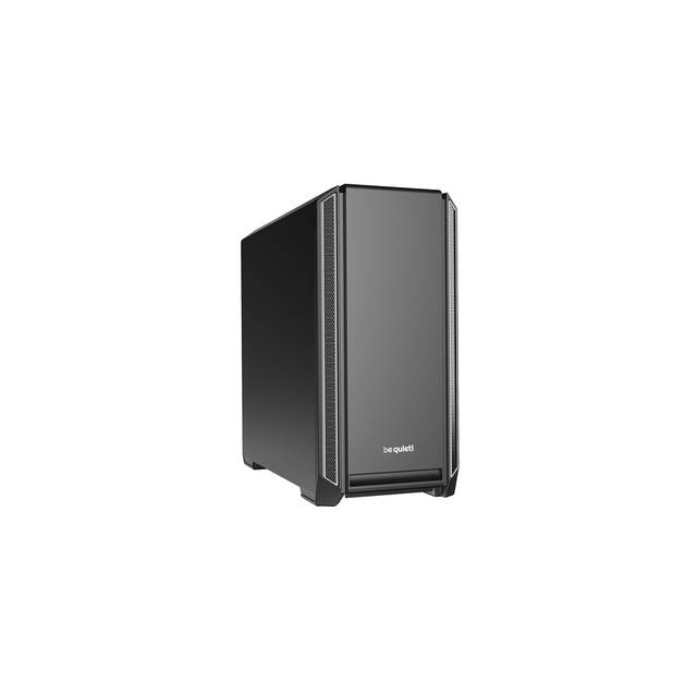 be quiet! Silent Base 601 SILVER Mid-Tower ATX Computer Case,Two 140mm Fans, 10mm Extra Thick insulation mats (BG027)
