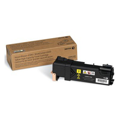 Xerox Toner, 106R01596, Yellow, 2,500 pg yield