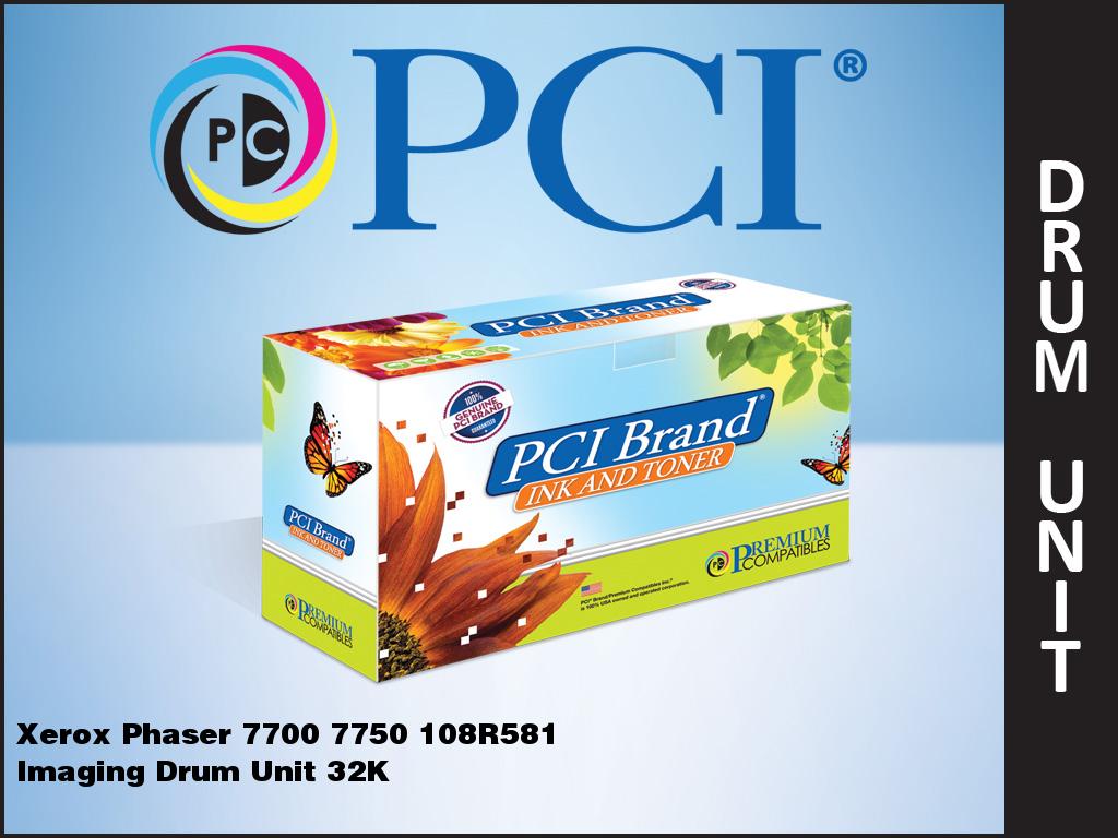 PCI BRAND COMPATIBLE XEROX 106R00655 YELLOW TONER CARTRIDGE 22000 PAGE YIELD FOR
