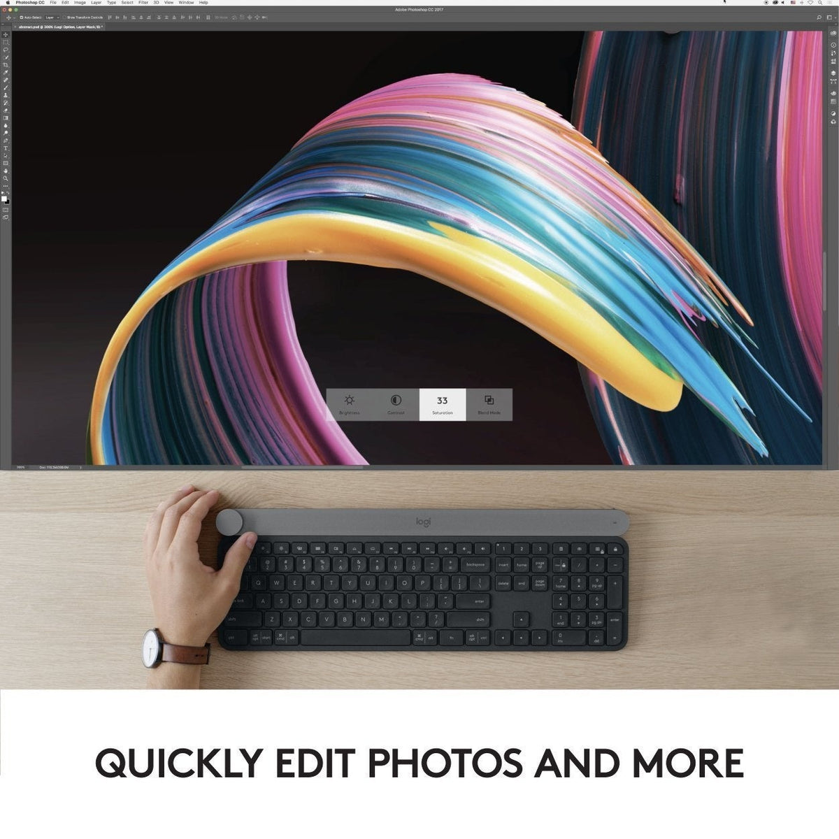 Keyboard w Creative Input Dial