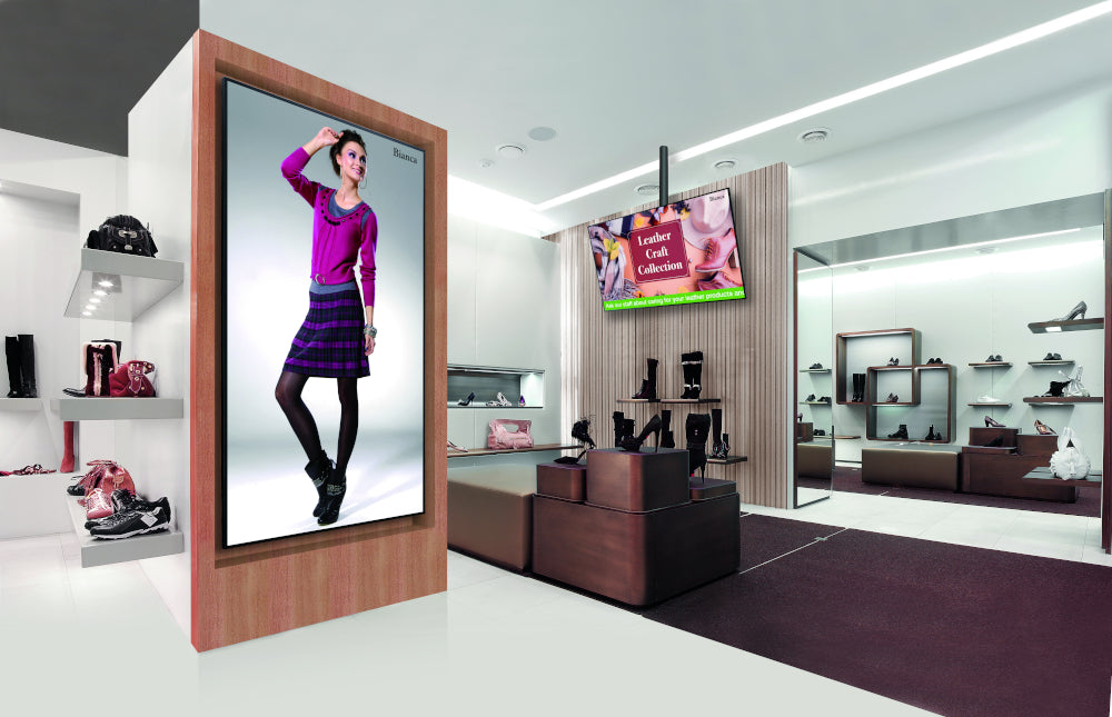 65" 4K 3840x2160 Ultra-HD Monitors with Digital Signage Dis