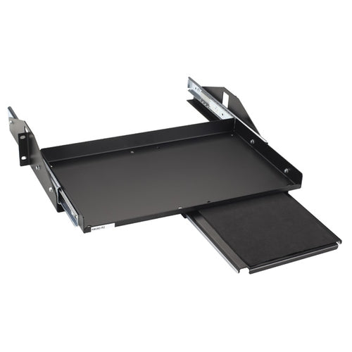 KEYBOARD SHELF WITH MOUSE EXTENSION - SLIDING, GSA, TAA, 45 DAY STANDARD RETURN