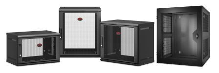 AR109SH6 - APC NETSHELTER 9U WALLMOUNT RACK ENCLOSURE CABINET SINGLE HINGED SERV