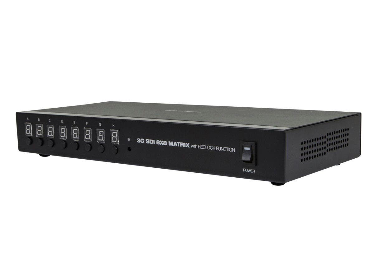 MATRIX 3G SDI 8X8 W/RECLOCK FUNCTION
