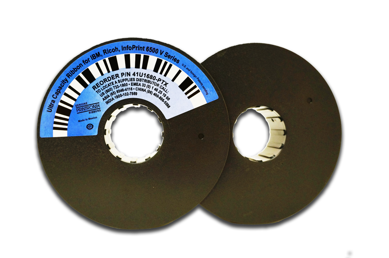 PRINTRONIX P8000 AND P7000 SPECIALTY LABEL RIBBON CARTRIDGE, 6 PACK. COMPATIBLE