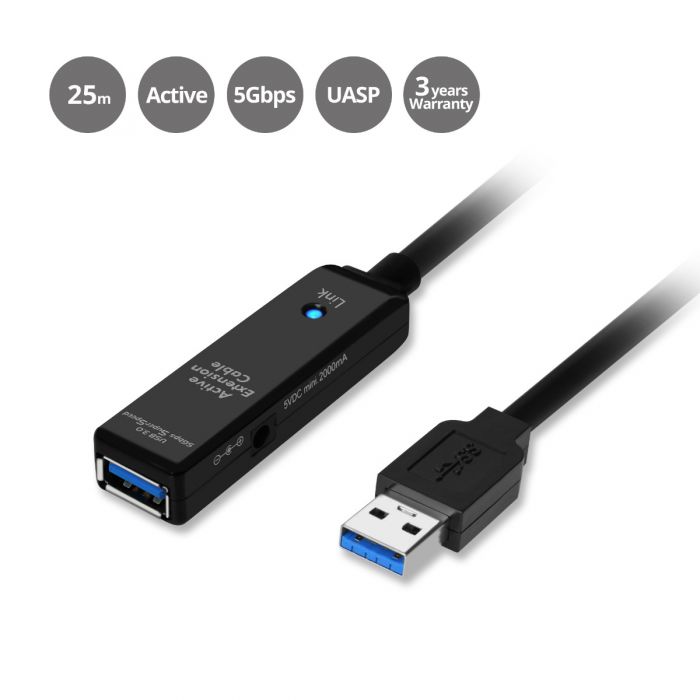 25M USB 3.0 ACTIVE REPEATER