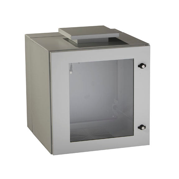 NEMA 12 WLMT CAB 12U FAN DBL HINGED BG