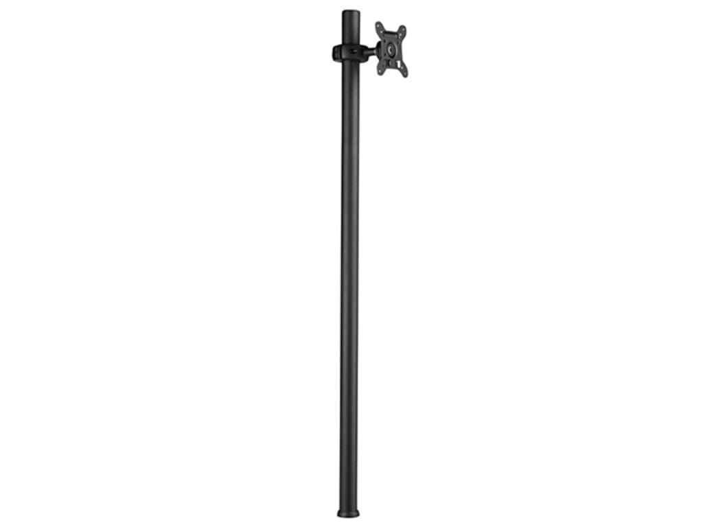 ATDEC 45.25IN POLE DESK MOUNT WITH ONE DISPLAY HEAD - LOADS UP TO 26.5LB - VESA