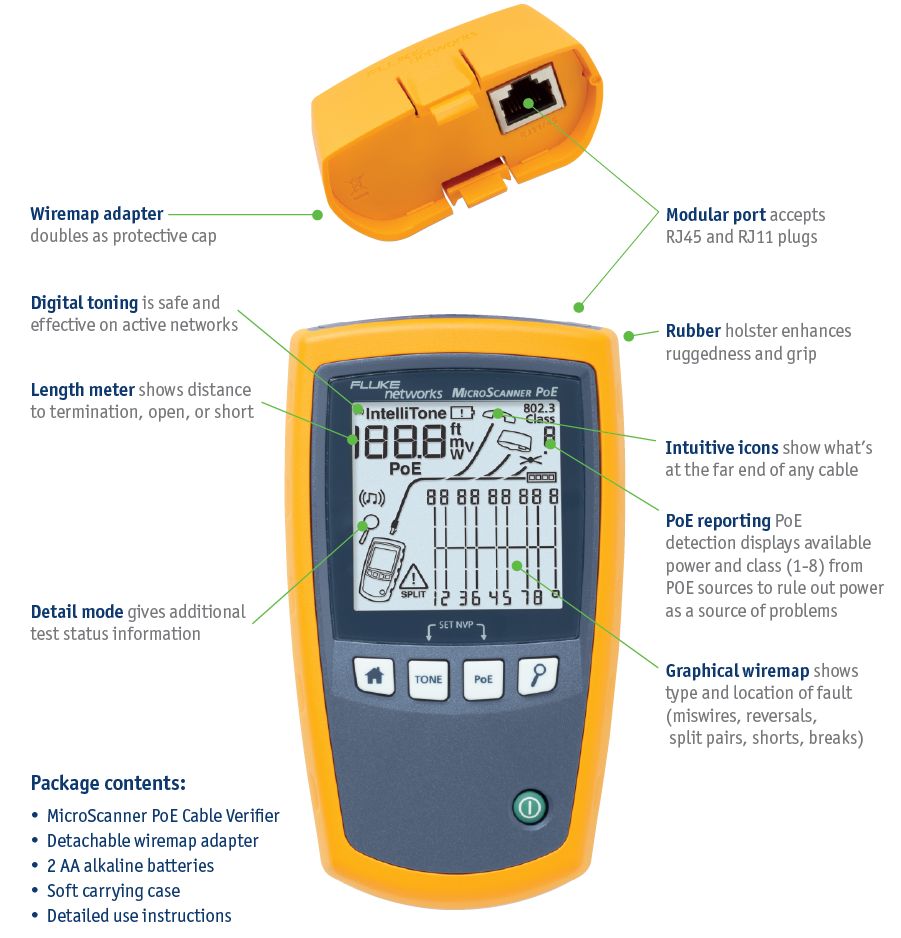 MICROSCANNER POE CABLE VERIFIER