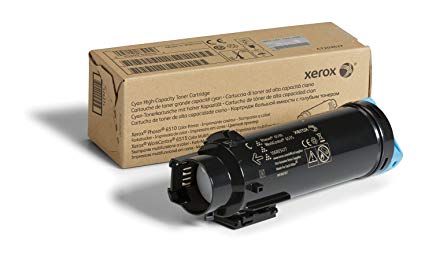 GENUINE XEROX CYAN HIGH CAPACTIY TONER CARTRIDGE, WORKCENTRE 6515, PHASER 6510,