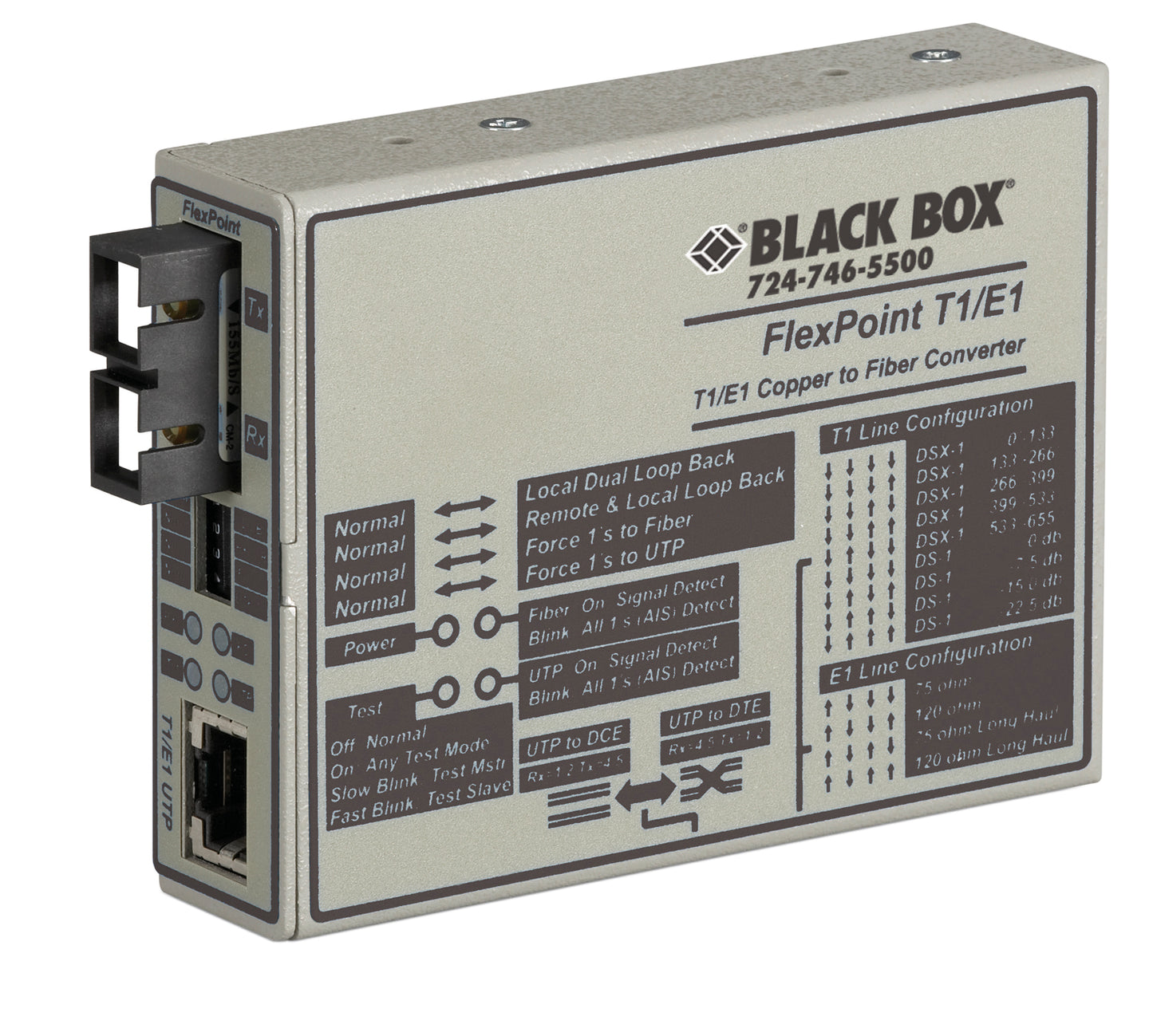 MANAGED T1/E1 MEDIA CONVERTER - T1/E1 CO