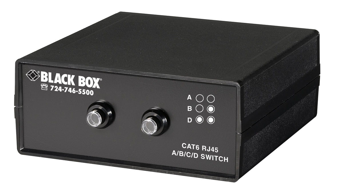 DESKTOP RJ45 3 TO 1 CAT6 ETHERNET 10G MANUAL SWITCH