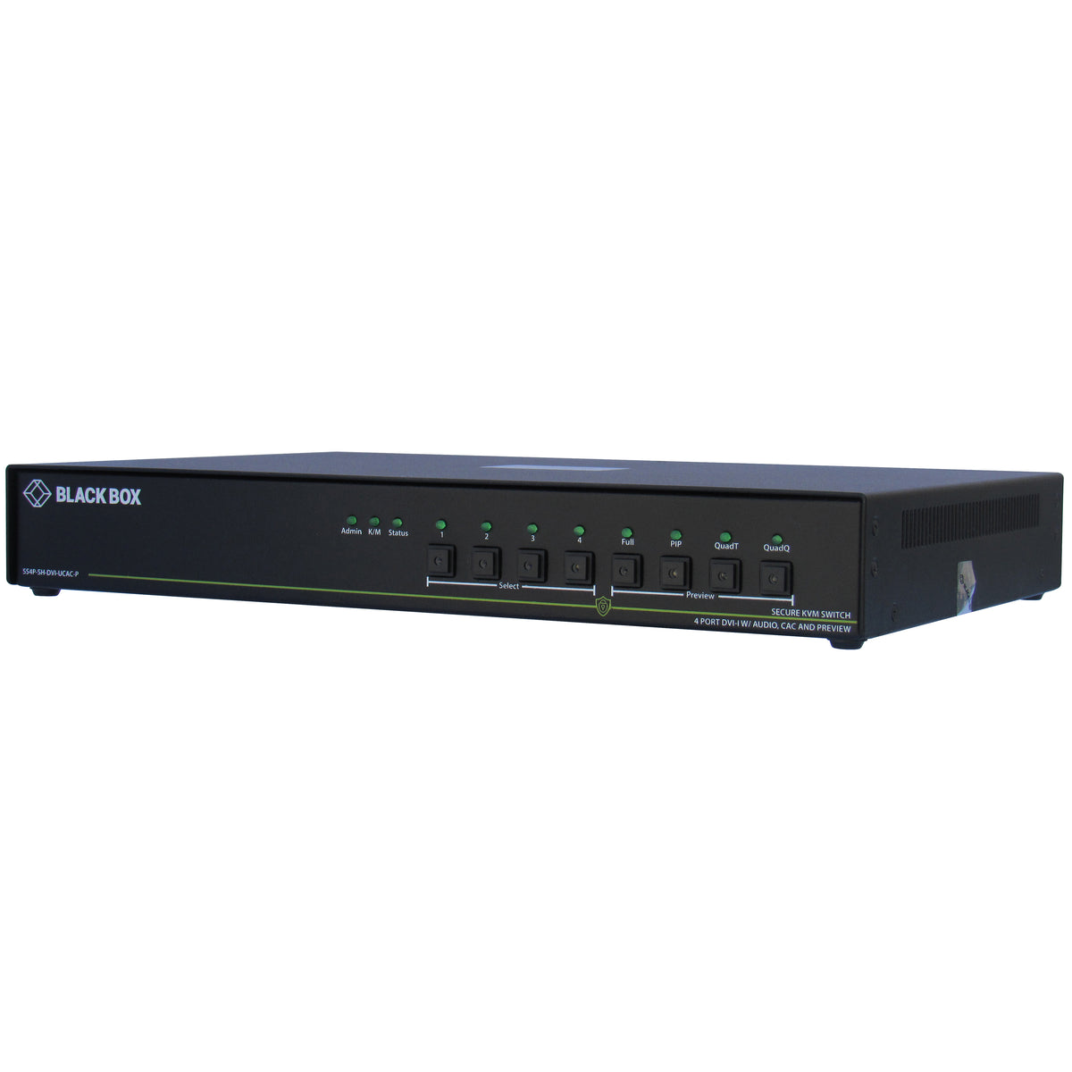 THE BLACK BOX SECURE KVM DESKTOP SWITCHES ALLOW A SINGLE OPERATOR TO CONTROL UP