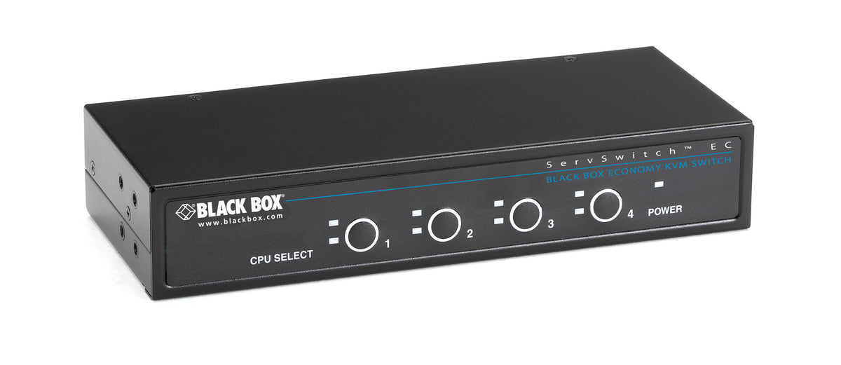 KVM SWITCH FOR PS/2 SERVERS AND CONSOLES - 4-PORT