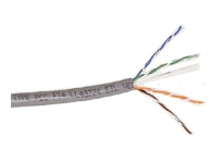 NETWORK CABLE - UNSHIELDED TWISTED PAIR (UTP) - 500FEET LENGTH - BLACK - 24 AWG