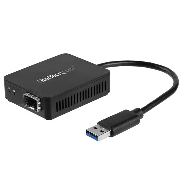 USB 3.0 TO FIBER OPTIC CONVERTER - USB TO SFP ADAPTER - GIGABIT NETWORK ADAPTER