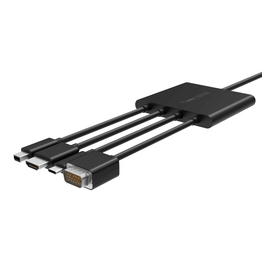 DIGITAL AV ADAPTER - VGA,USB TYPE-C,MINI DISPLAYPORT,HDMI LEFT CONNECTOR - MALE