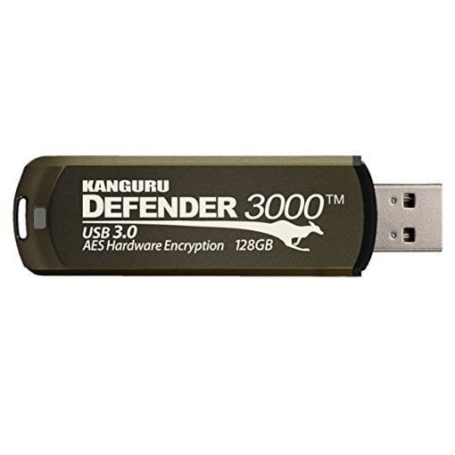 KANGURU DEFENDER 3000 FIPS 140-2 LEVEL 3 CERTIFIED-SECURE FLASH DRIVE-32G-TAA CO