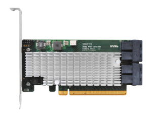 HighPoint CC SSD7120 4x Dedicated 32Gbps U.2 to PCIE 3.0 x16 RAID Controller