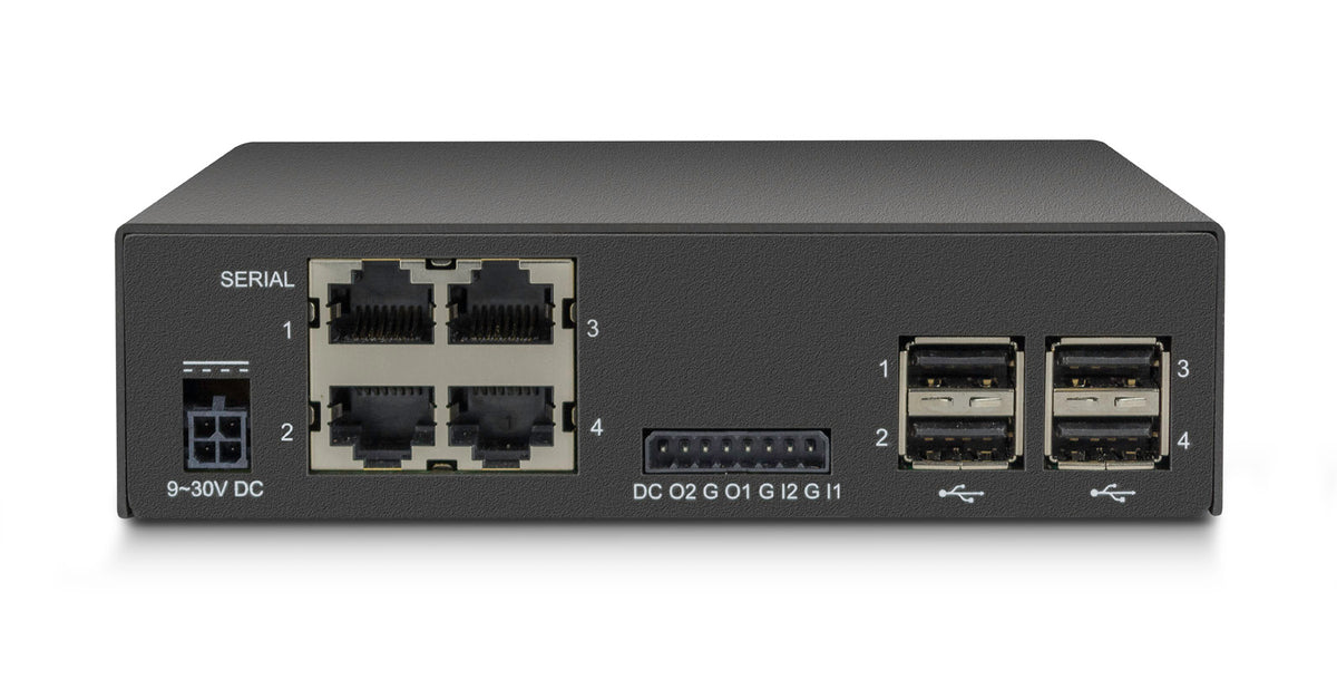 4 SERIAL-2GBE ETHERNET 4 USB