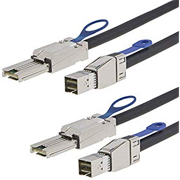 ADDON DELL 470-AATP COMPATIBLE 2.0M (6.6FT) SFF-8644 MALE TO MALE BLACK STORAGE