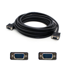 ADDON 5 PACK OF 4.57M (15.00FT) VGA MALE TO MALE BLACK CABLE