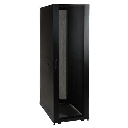 EATON TRIPP LITE SERIES 45U SMARTRACK SHALLOW-DEPTH RACK ENCLOSURE CABINET WITH