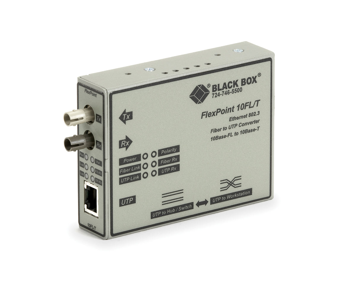 FLEXPOINT MODULAR MEDIA CONVERTER, 10BAS