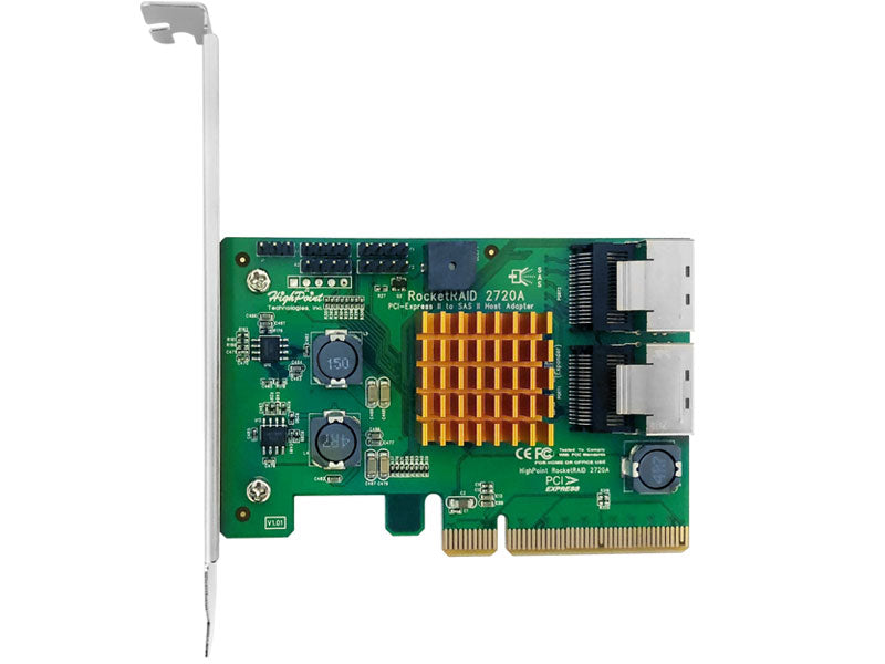 HighPoint CC RR2720A RocketRAID2720A 8CH 12Gb s 8xPCIe3.0 SAS SATA RAID Retail