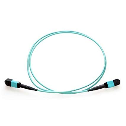 MTP TO MTP FIBER OPTIC CABLE; MTP/MTP; 50/125; OM3; PLENUM;3 METER