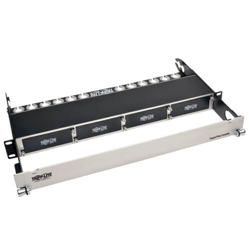 EATON TRIPP LITE SERIES COPPER/FIBER ENCLOSURE FOR 4 HIGH-DENSITY CASSETTES, 1U