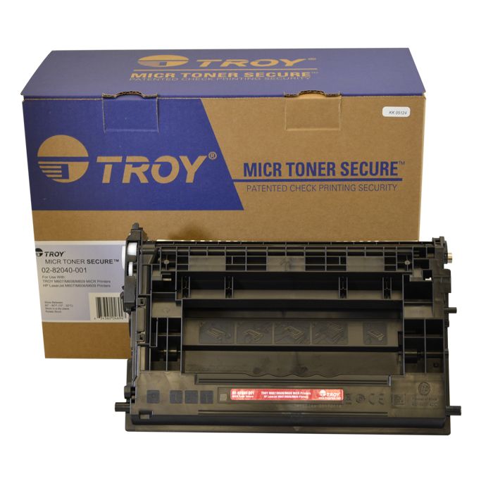 TROY M607/M608/M609 MICR TONER SECURE CARTRIDGE YIELD APPROXIMATELY 11,000 PAGES