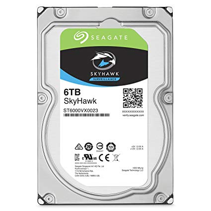 SEAGATE SKYHAWK 6TB SATA 7200 RPM 256 MB 3.5