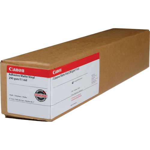 CANON ADHESIVE MATTE VINYL SIZE 42IN X 66 PACKING 1 ROLL/BOX 2IN CORE