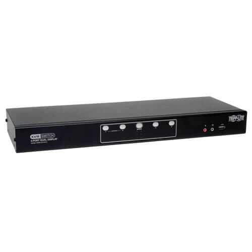 4PORT DUAL MONITOR KVM SWITCH