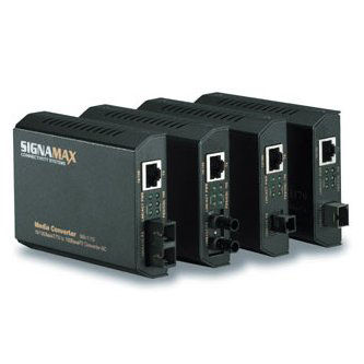 Signamax 10/100BaseT/TX to 100BaseFX Mu ltimode/ST, 2 km