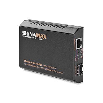 Signamax 10/100/1000 to 1000Base/100BseSFP Media Converter 110V