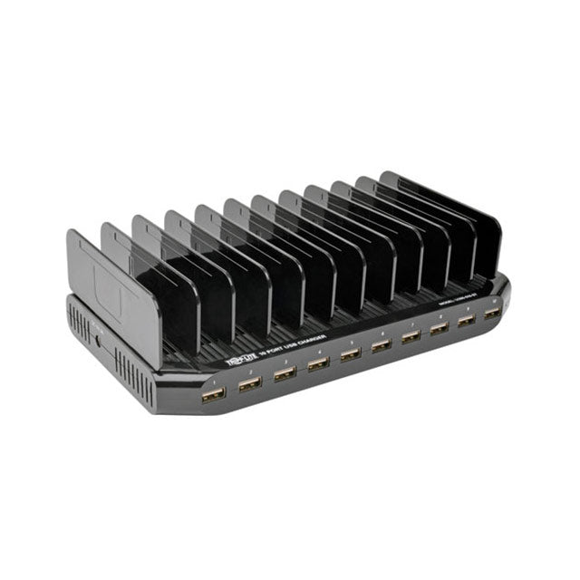 EATON TRIPP LITE SERIES 10-PORT USB CHARGING STATION WITH ADJUSTABLE STORAGE, 12
