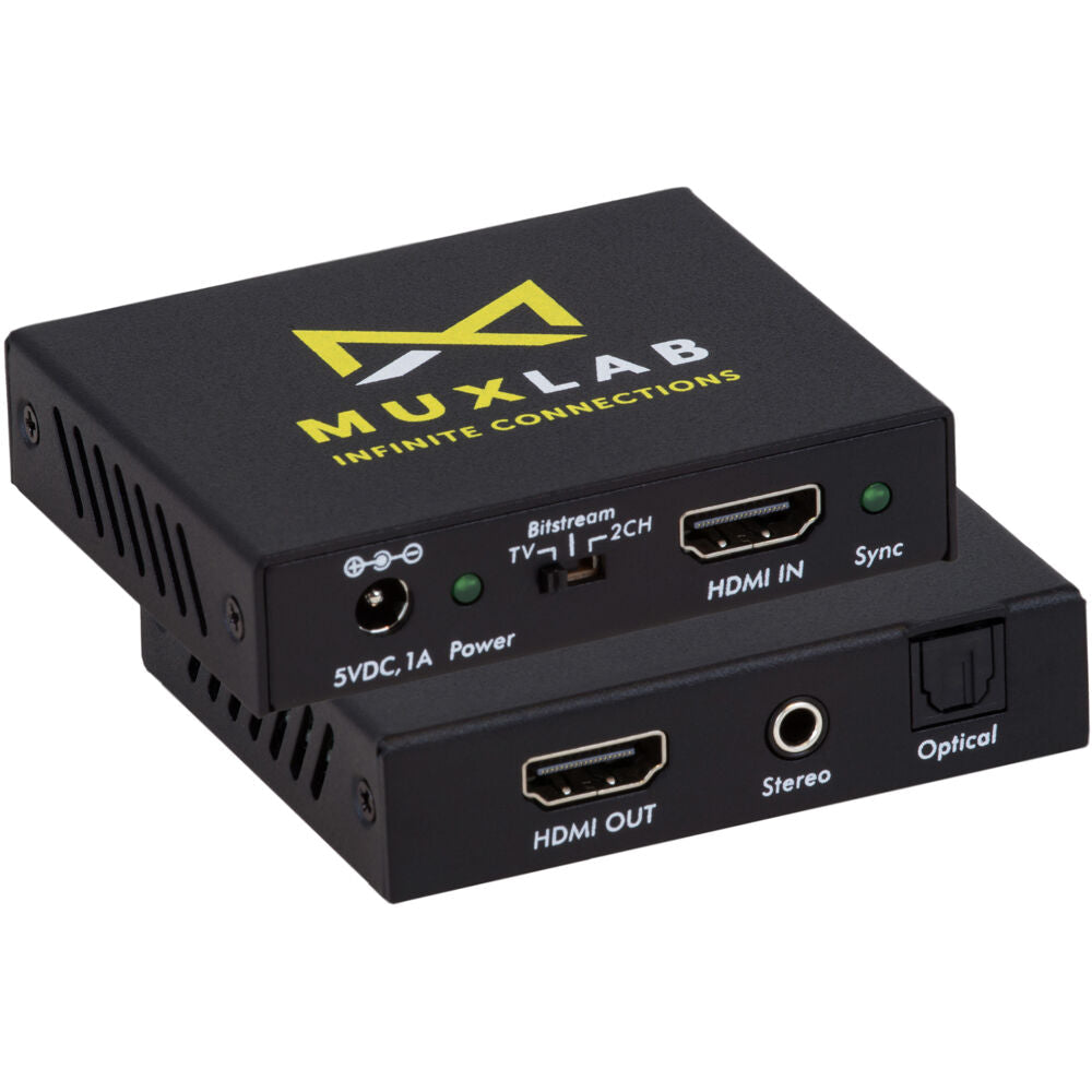 MUXLAB HDMI to HDMI with Audio De-embedder 4K/60