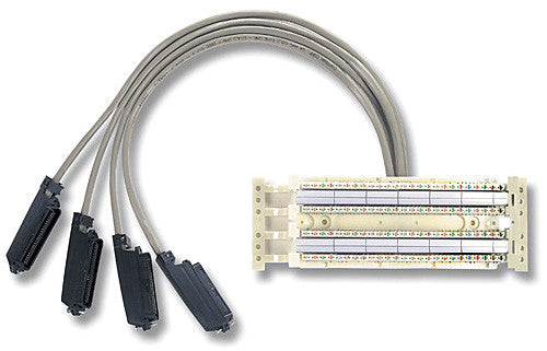 Signamax 100-PR Wall-Mount 110 Block Top 4 Male Telco, 3FT